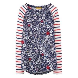 Joules French Navy Ria Ditsy Mishmash Tee